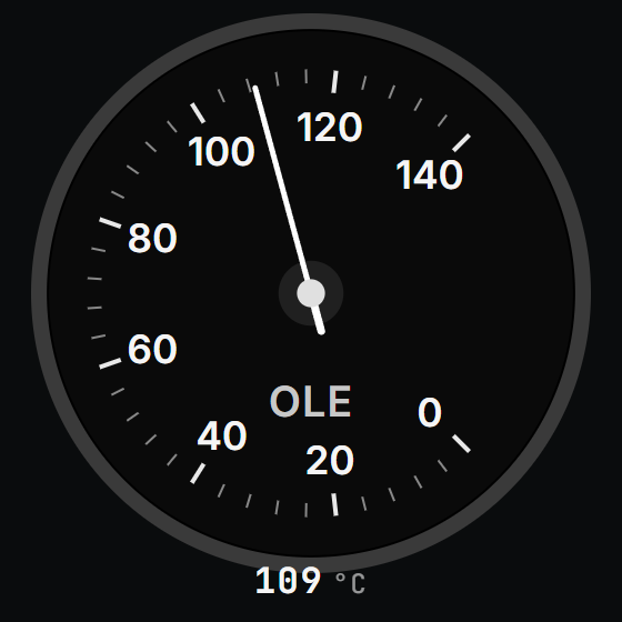 OIL — Temperatura do óleo — clássico