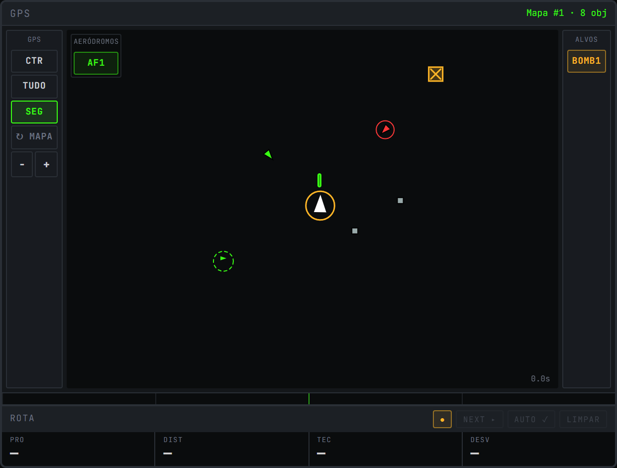 GPS — Mapa do War Thunder (Premium) — moderno